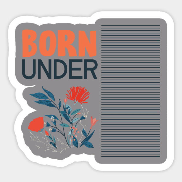 Bron Under T-shirt Sticker by Naurin's Design